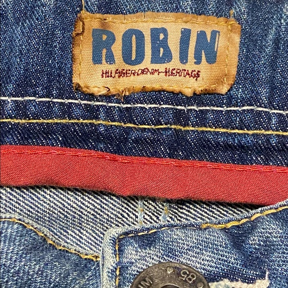 Tommy Hilfiger Denim Heritage ROBIN Dark Wash Flare New Jeans Size 28 x 32” - Picture 4 of 16